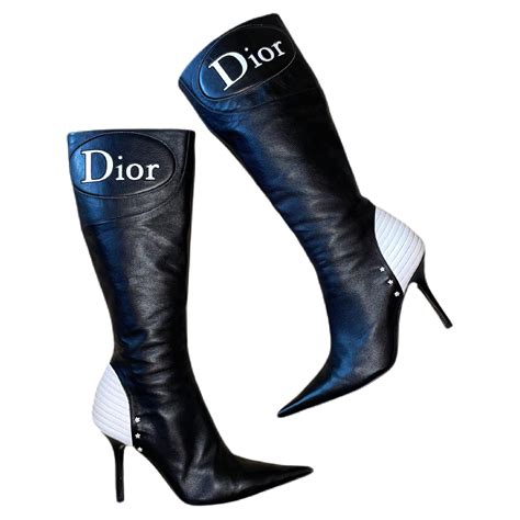 christian dior over the knee boots|Christian Dior boots price.